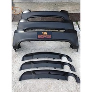 1honda civic fd type r bumper pp belakang pp siap abs type r spoiler fit untuk semua civic fd fd1 fd