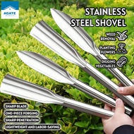 2 pcs Gardening Shovel Set stainless steel gardening shovel Alat berkebun kecil Includes pointed and