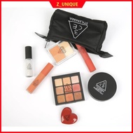 3CE Mini Black Makeup Pouch Cosmetic Bag Travel Makeup Organizer Small Beauty Pouch STYLENANDA