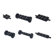 Wheel Axles Pack Car Tires Brick DIY Models Shaft Plate 2X2 2X4 Building Blocks Accessories Construc