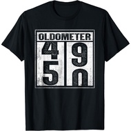 50Th Birthday Funny Gift Men Oldometer 49-50 Shirts Gifts Unisex T-Shirt