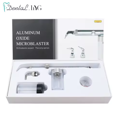 New 2in1Dental Aluminum Oxide Micro blaster Low Speed Alumina Air Abrasion Polisher Microetcher Sand