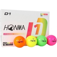 HONMA D1 雙層高爾夫球(12粒裝) - 混色