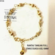14k SUASA FULL GOLD HAND CHAIN