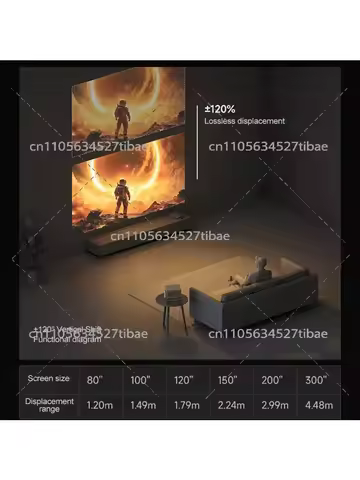 RS 20 Pro Max 4K Ultra HD Laser Projector, 4K HDR10+, Smart Home Theater, DLP, High Refresh Rate, Ga