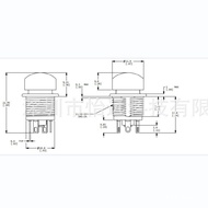 Handle Life Original Genuine Push Button Industrial Grade Ultra-High Switch C & KPNP8S3T2Y03QE P7A1