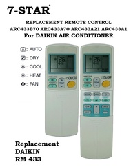 REPLACEMENT REMOTE CONTROL ARC433B70ARC433A70ARC433A21ARC433A1 For Daikin Aircon Remote Control