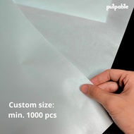 20x69 cm Blue Wrapping Paper / Blue doorslag Paper / Blue thin Paper - 50 pcs