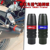 For HONDA ADV 150 2019-2021 Crash Pads Exhaust Pipe Guard Slider Frame Slider Crash Anti Fall Engine Protector ADV150