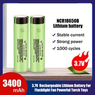 Panasonic 18650 NCR18650B 3.7V 3400mAh Lithium Rechargeable Battery For Flashlight Fan Powerful Torch Computer Electric drill