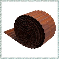 (SZHA) 6 Inch X 20 FT Lawn Edging Borders Corrugated Galvanized Garden Edging Border Landscape Edgin