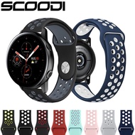 Silicone Strap for Samsung Galaxy Watch Active 2 40mm 44mm Gear S2 Sport Replacement Bracelet Watchband for Galaxy Active strap