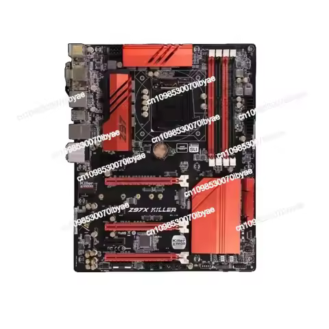 Z97 Motherboard Z97X KILLER LGA 1150 4 × DDR3 32GB PCI-E 3.0 6 × SATA III USB 2.0 ATX Supports 5th G