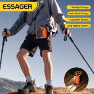 Essager Type C Waist High Speed Fan 4000mAh 100 Speeds Hanging Neck and Waist High-speed Fans Digita