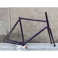 LEVEL UP&TSUNAMI GB005 Fixed Gear Frameset 700c 4130 Chrome-molybdenum Steel and Fork 50 52 55 58cm 