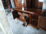 bufet \ meja tv minimalis + laci full kayu jati p160cm