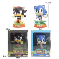 1Pcs New Hedgehog Game Figure Shadow Q Version Statue Decoration PVC Action Figures Model Ornament D