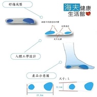 【海夫健康生活館】 WELL LANDS 關愛天使 3/4矽膠鞋墊( 男)