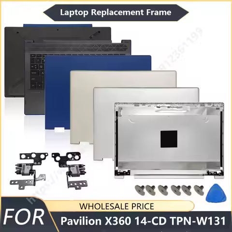 NEW For HP Pavilion X360 14-CD 14M-CD TPN-W131 Laptop LCD Back Cover Front Bezel Palmrest Bottom Cas