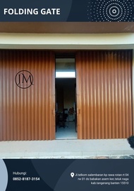 Pintu Geser Rolling door Folding Gate murah