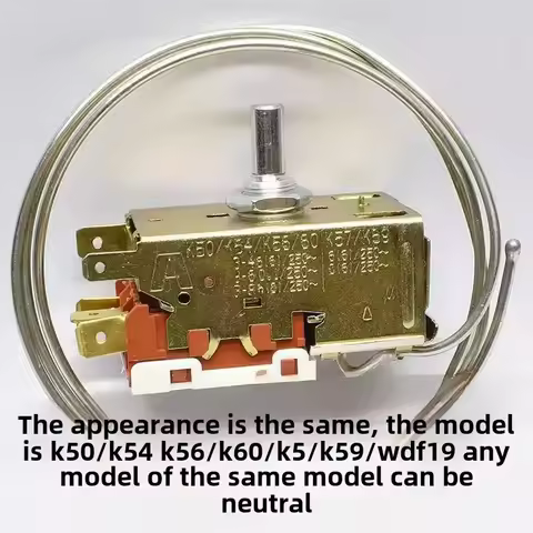 K59E Refrigerator Thermostat Switch WDF19-KK50 K59 Freezer Thermostat