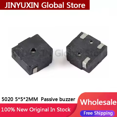 10Pcs SMD passive buzzer 5020 SMT-5020 SMT-5020 3V 3.3V 5V ultra-thin electromagnetic type 5 * 5 * 2