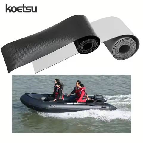 KOETSU Double-Sided PVC Middle Net 0.7mm 2" x 3.94" Kayak Repair Patch, Paddle Board Dinghy and Infl