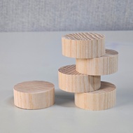Round piece of wood, diameter 5cm, 6cm, thickness 1cm, 2cm