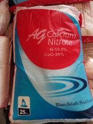 25KG AG Calcium Nitrate CN 100% water soluble fertilizer Calcium Nitrate CN Hydroponics fertilizer Baja AB