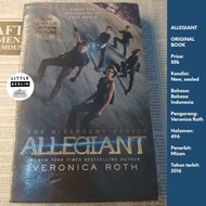Original Novel ALLEGIANT Divergent 3 Veronica Roth Indonesian (New Sealed) Hollywood Movie Novel