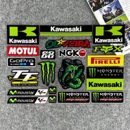 Reflective Motorcycle Sticker Tank Sticker Shock Strip Side Strips Helmet Box D Ecals Waterproof For