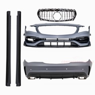 CLA W117 CLA45 Facelift AMG CLA180 200 Bodykit Set Bumper Front S/Skirt Rear Grill Canard MERCEDES
