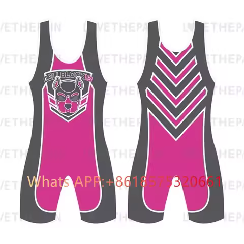 Mens Undershirts Bodysuit Wrestling Singlet Fitness Workout One-piece Vest Bodywear Bodybuilding Pow