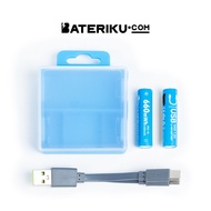 USB RECHARGEABLE BATTERY (3A)  | AAA SIZE | TYPE C INPUT