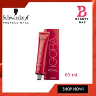 (กล่องแดงเฉพาะสี) Schwarzkopf Igora Royal color ชวาสคอฟ อีโกร่า รอยัล ยาย้อมสีผม 60มล.