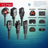 3Pin UK To Multi Copper Wire 0.75mm/1.0mm/1.5mm Power Cord With Fuse 1.5M 1.8M 3M 5M 10M