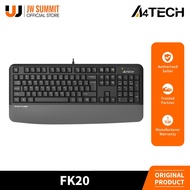 A4Tech Fstyler FK20 Multimedia Hot Keys Comfort Wired Keyboard - Grey