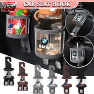 1pc BMW Car Cup Holder Backseat Multi-Functional Suede Hanger Phone Drink Water Bottle Hook Hanger S