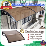 Awning Roof Outdoor Door Window Rain Cover Sun Shade Balcony Awning Patio Canopy Tudung Sarung Awnin