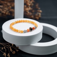 黃玉系列 6mm黃玉拉長石虎眼石手串