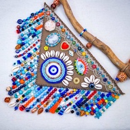 ของแต่งบ้าน Evil Eye Protection เครื่องรางป้องกันสิ่งชั่วร้าย (สีน้ำตาล)