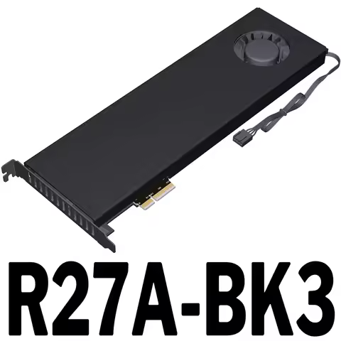 PCIe 5.0 4.0 X4 to U.2/U.3/E1.S/E3.S SSD Card Hard Disk Adapter w Bracket PCI-E 5.0 4X to U.2 U.3 Ha