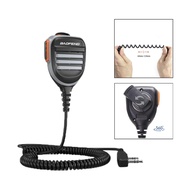 [mcfsnzwtxz1bw] PTT Speaker Mic PP Rainproof Waterproof Mic 3.5mm Stereo Handheld Speaker Shoulder M