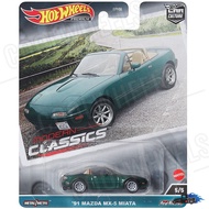 Hot Wheels Premium 2023 Car Culture Modern Classic '91 Mazda MX-5 Miata