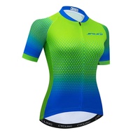Cycling Jersey Women, Short Sleeve ladies Bike Shirt Bicycle Clothing for Biking Biker Mtb Cyclist D