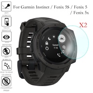 [2 PACK] for Garmin Instinct / Fenix 5S / 5 / 5x 9H Tempered Glass Screen Protector