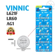 Vinnic L621f Watch Battery - LR621 Size SR6261W/364 AG1/ SR60/ LR60/ L621F/ -Alkaline BATTERY -0% hg