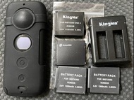 影石 Insta360 ONE X - 次世代防抖運動相機 全景相機 GPS 遙控器