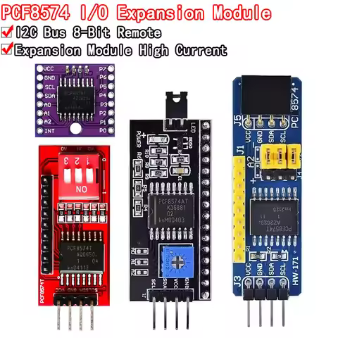 PCF8574 PCF8574T I/O For IIC I2C TWI SPI Serial Interface Board Port LCD1602 LCD2004 Adapter Plate L