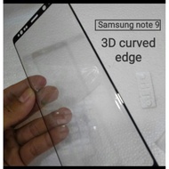 LAYAR Tempered glass full Screen Samsung note 9d Edge Glue